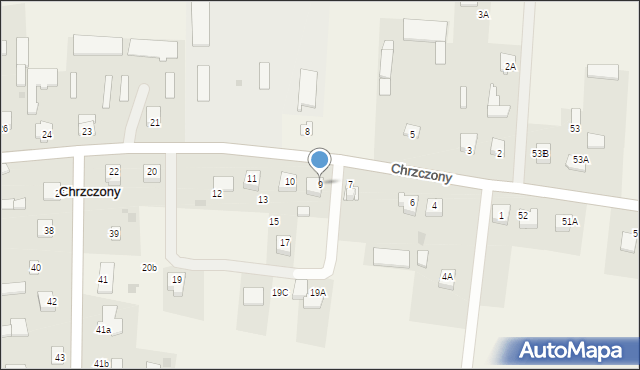Chrzczony, Chrzczony, 9, mapa Chrzczony
