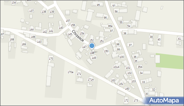 Chrzelice, Chrzelice, 148, mapa Chrzelice