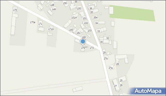Chrzelice, Chrzelice, 172, mapa Chrzelice