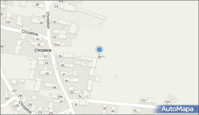 Chrzelice, Chrzelice, 60, mapa Chrzelice