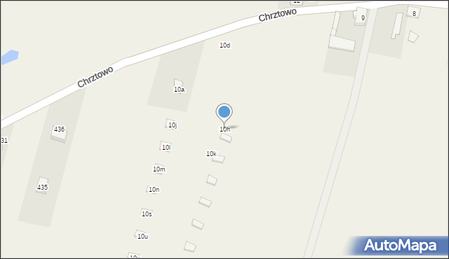 Chrztowo, Chrztowo, 10h, mapa Chrztowo