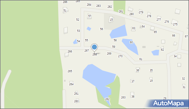 Chrztowo, Chrztowo, 268, mapa Chrztowo