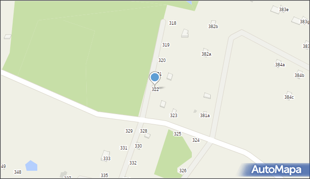 Chrztowo, Chrztowo, 322, mapa Chrztowo