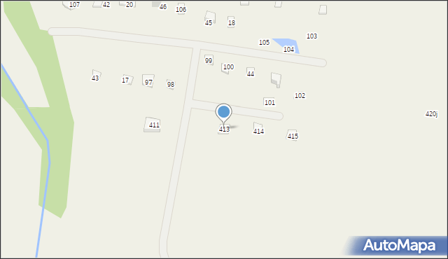 Chrztowo, Chrztowo, 413, mapa Chrztowo