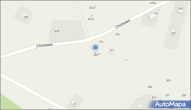 Chrztowo, Chrztowo, 422, mapa Chrztowo