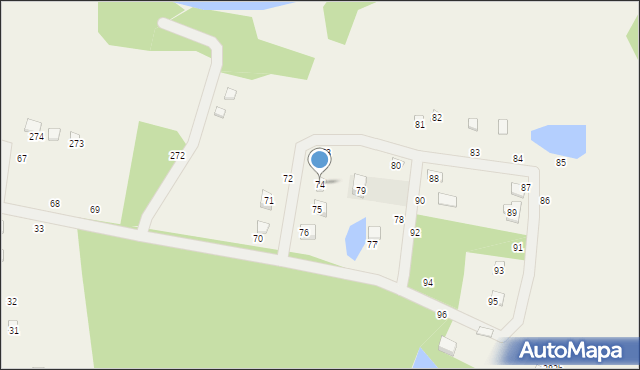 Chrztowo, Chrztowo, 74, mapa Chrztowo