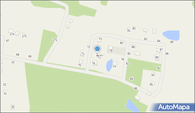 Chrztowo, Chrztowo, 75, mapa Chrztowo