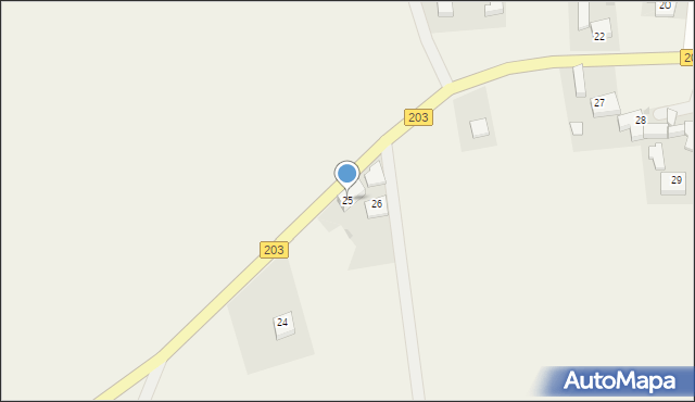 Chudaczewo, Chudaczewo, 25, mapa Chudaczewo