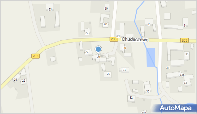 Chudaczewo, Chudaczewo, 28, mapa Chudaczewo