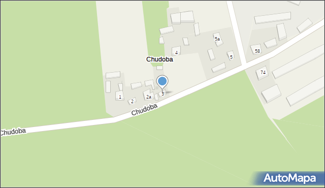 Chudoba, Chudoba, 3, mapa Chudoba