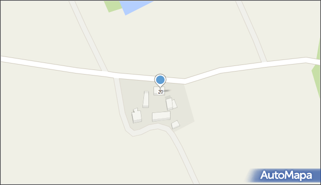 Chudobczyce, Chudobczyce, 20, mapa Chudobczyce