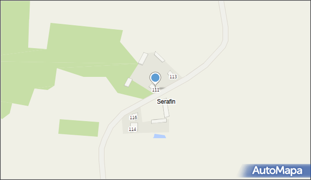 Chudowola, Chudowola, 111, mapa Chudowola