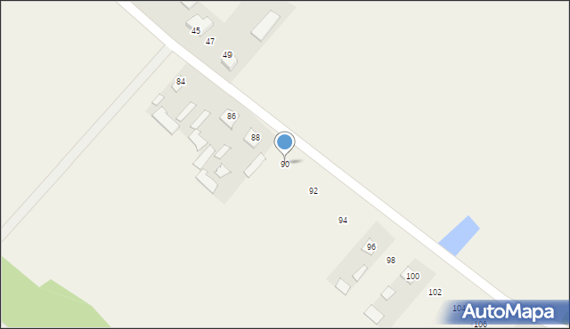 Chudowola, Chudowola, 90, mapa Chudowola