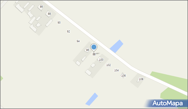 Chudowola, Chudowola, 98, mapa Chudowola