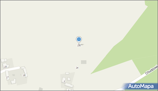 Chudzowice, Chudzowice, 15c, mapa Chudzowice