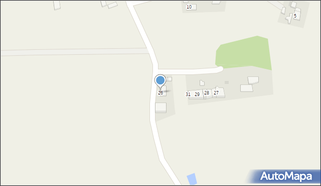 Chudzowice, Chudzowice, 26, mapa Chudzowice