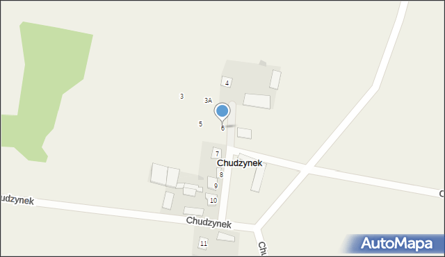 Chudzynek, Chudzynek, 6, mapa Chudzynek