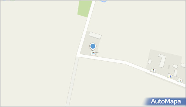 Chudzyno, Chudzyno, 10, mapa Chudzyno