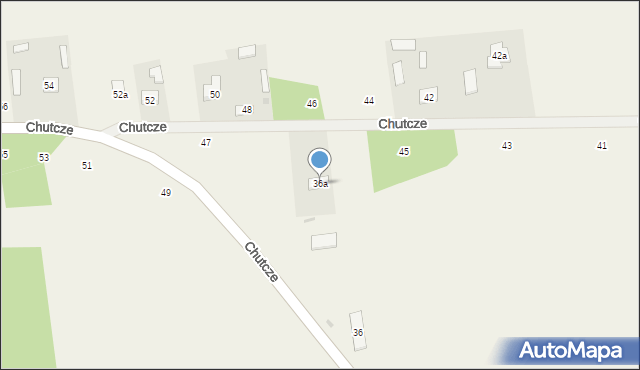 Chutcze, Chutcze, 36a, mapa Chutcze