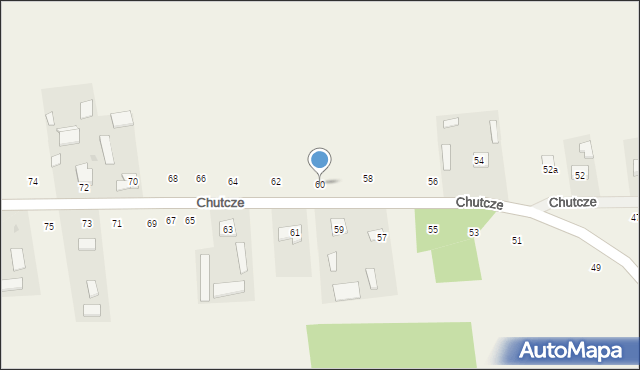 Chutcze, Chutcze, 60, mapa Chutcze