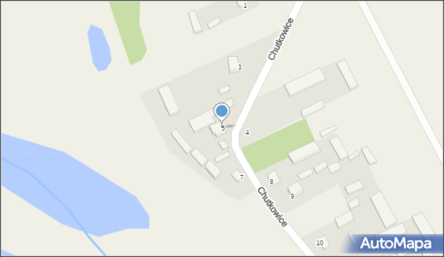 Chutkowice, Chutkowice, 5, mapa Chutkowice