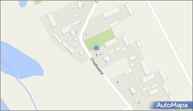 Chutkowice, Chutkowice, 8, mapa Chutkowice