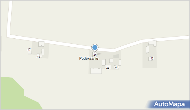 Chwalibogowice, Chwalibogowice, 45, mapa Chwalibogowice