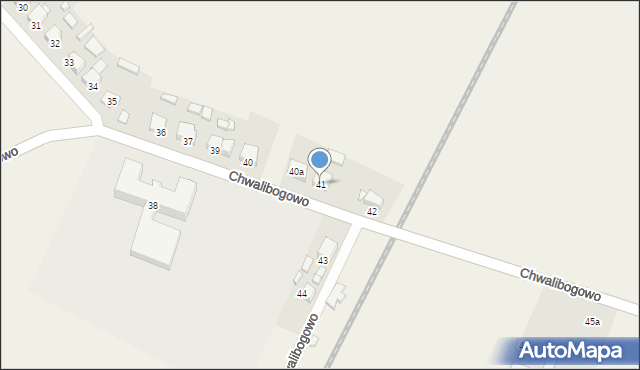 Chwalibogowo, Chwalibogowo, 41, mapa Chwalibogowo