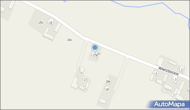 Chwalibogowo, Chwalibogowo, 17a, mapa Chwalibogowo