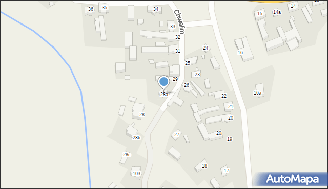 Chwalim, Chwalim, 28a, mapa Chwalim