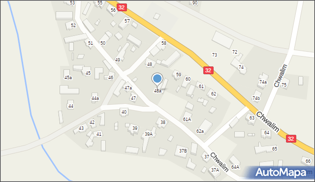 Chwalim, Chwalim, 48a, mapa Chwalim
