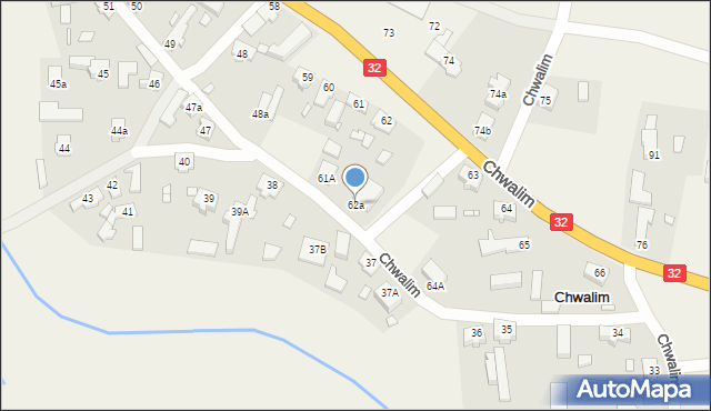 Chwalim, Chwalim, 62a, mapa Chwalim