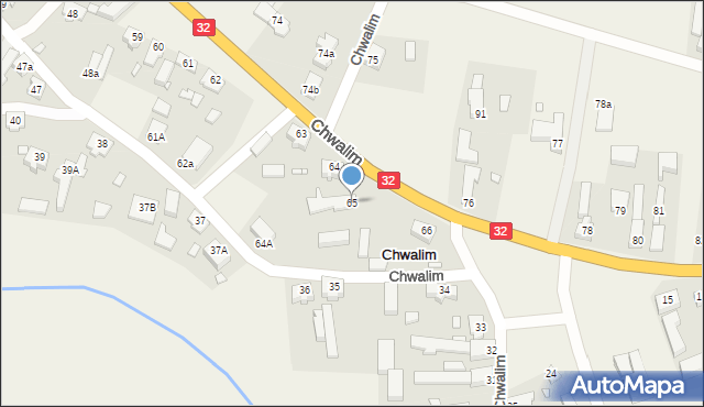 Chwalim, Chwalim, 65, mapa Chwalim