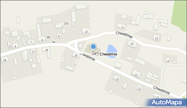 Chwalimie, Chwalimie, 22B, mapa Chwalimie