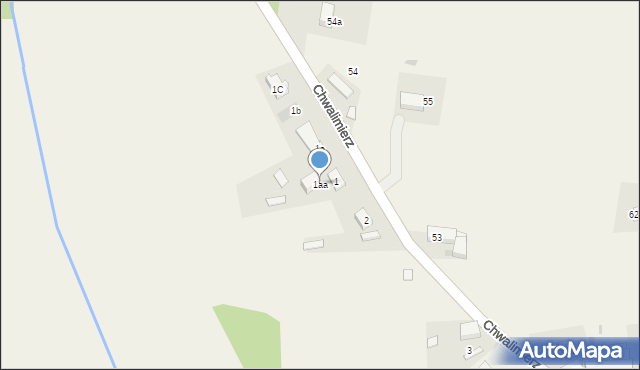 Chwalimierz, Chwalimierz, 1aa, mapa Chwalimierz