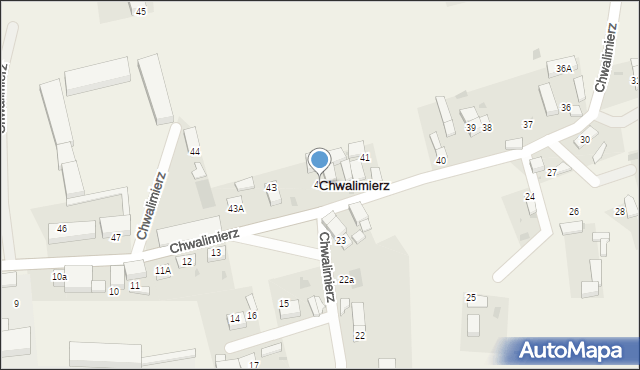 Chwalimierz, Chwalimierz, 42, mapa Chwalimierz