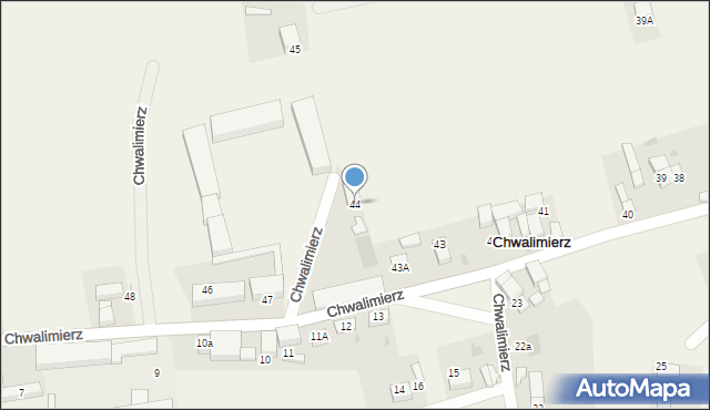 Chwalimierz, Chwalimierz, 44, mapa Chwalimierz