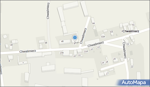 Chwalimierz, Chwalimierz, 47, mapa Chwalimierz