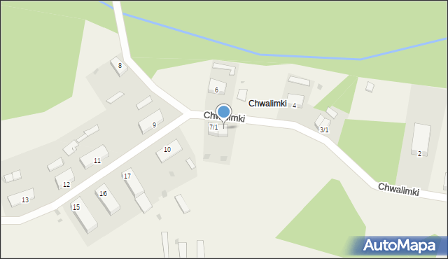 Chwalimki, Chwalimki, 7/2, mapa Chwalimki