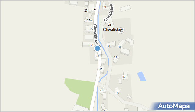 Chwalisław, Chwalisław, 33, mapa Chwalisław