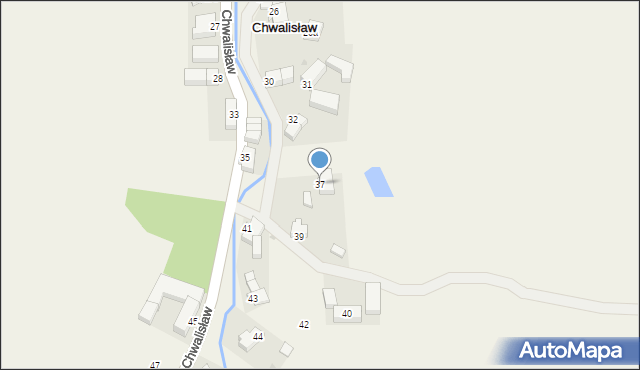 Chwalisław, Chwalisław, 37, mapa Chwalisław