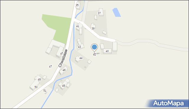 Chwalisław, Chwalisław, 42, mapa Chwalisław