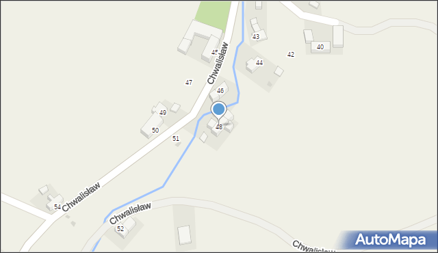 Chwalisław, Chwalisław, 48, mapa Chwalisław