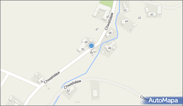 Chwalisław, Chwalisław, 51, mapa Chwalisław