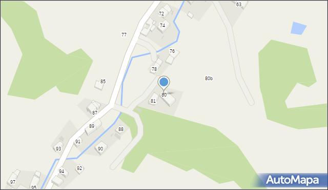 Chwalisław, Chwalisław, 80, mapa Chwalisław