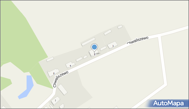 Chwaliszewo, Chwaliszewo, 4, mapa Chwaliszewo
