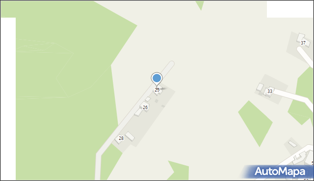 Chwaliszowice, Chwaliszowice, 25, mapa Chwaliszowice