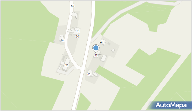 Chwaliszowice, Chwaliszowice, 43, mapa Chwaliszowice