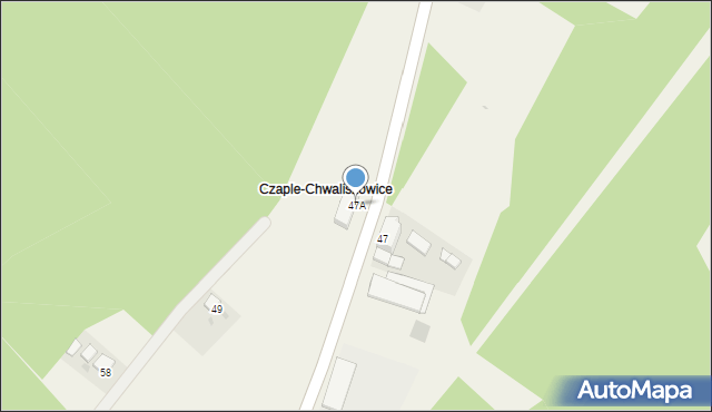 Chwaliszowice, Chwaliszowice, 47A, mapa Chwaliszowice