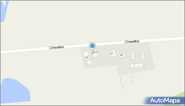 Chwałka, Chwałka, 1b, mapa Chwałka